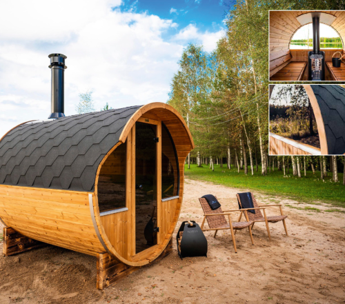 Barrel sauna Uno