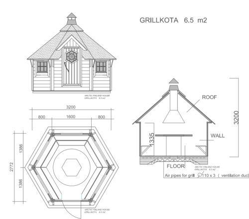 Finse Kota Grillhouse 6,5 m